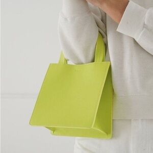 Baggu Small Leather Tote
